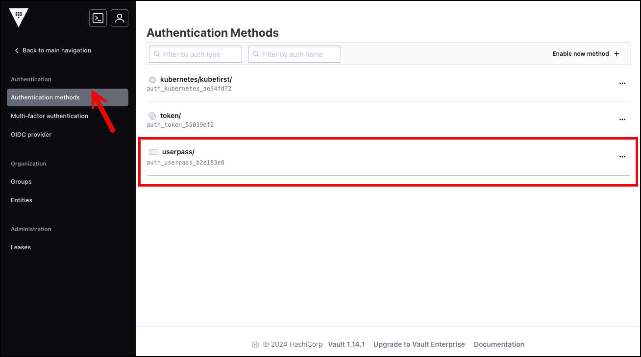 User Terraform plan